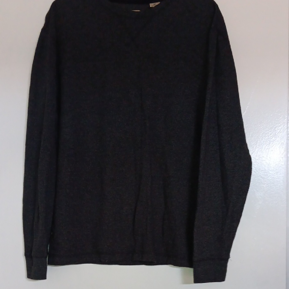 Red Head Dark Gray Long Sleeve Sweater